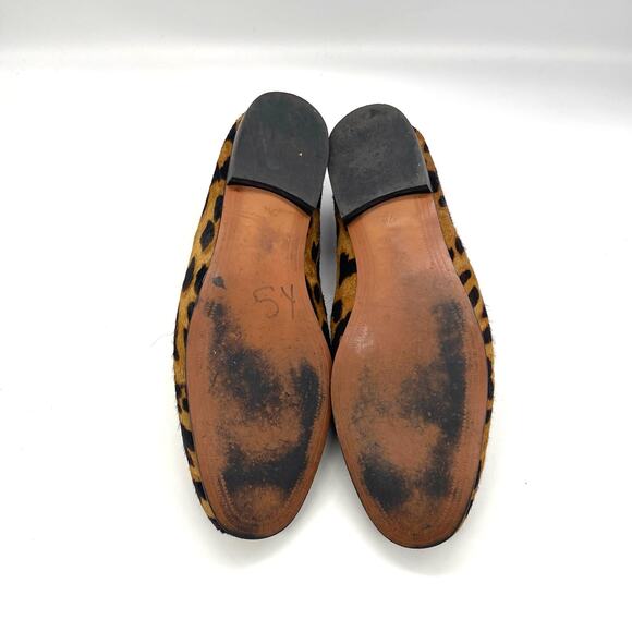 Sam Edelman Loraine Bit Leopard Brahma Hair Loafer Women's Size 7.5 - Picture 7 of 7